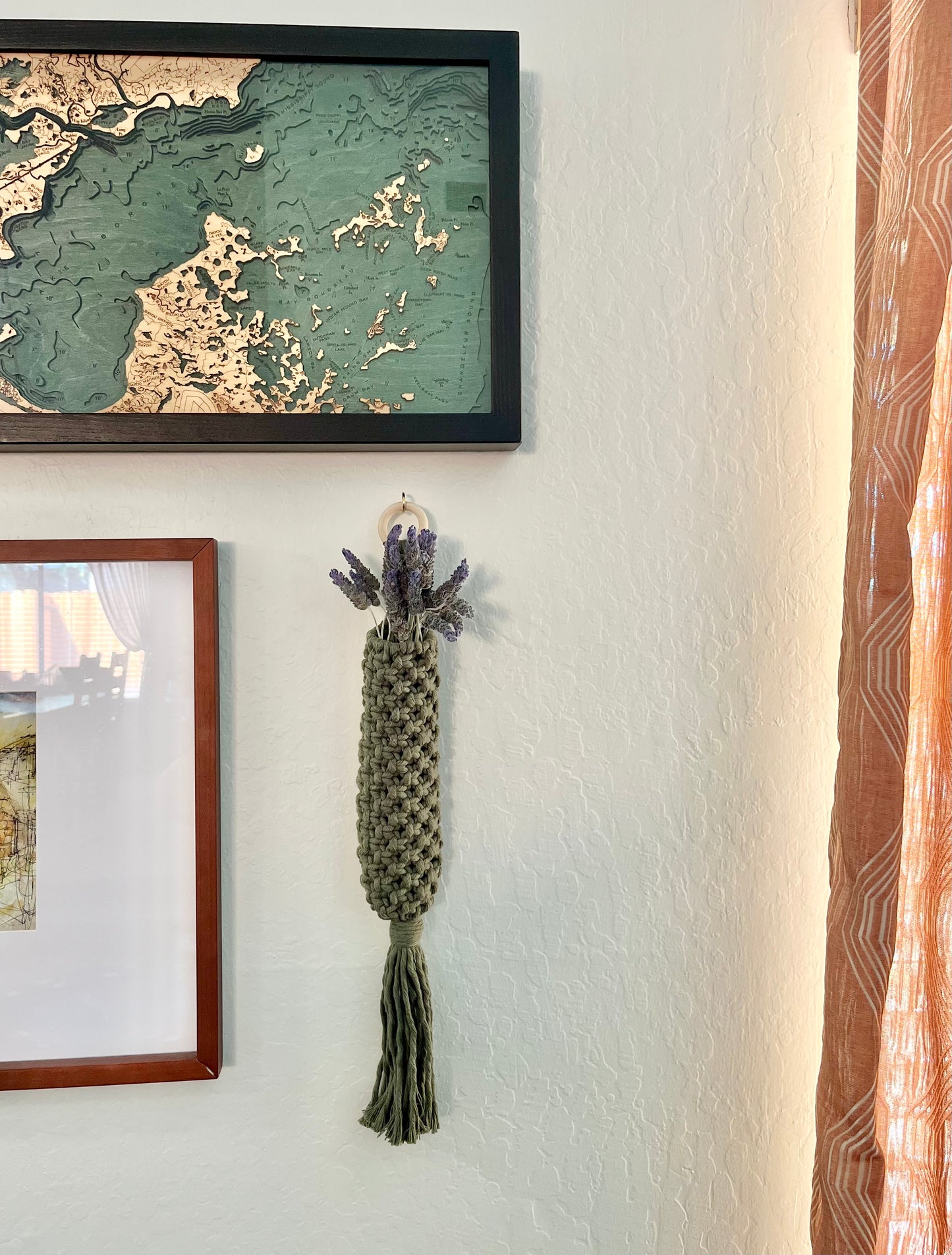 Macrame Wall Vase