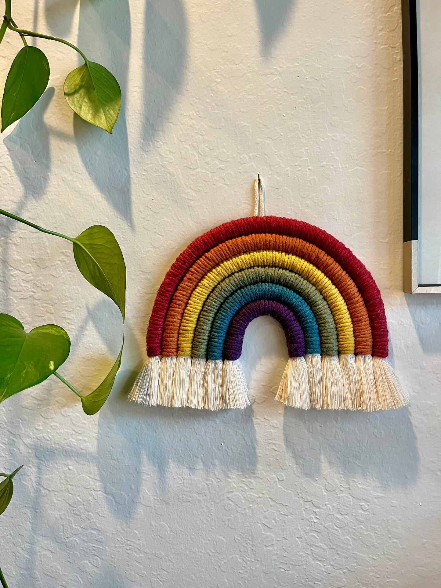 Macramé Rainbow Wall Hanging