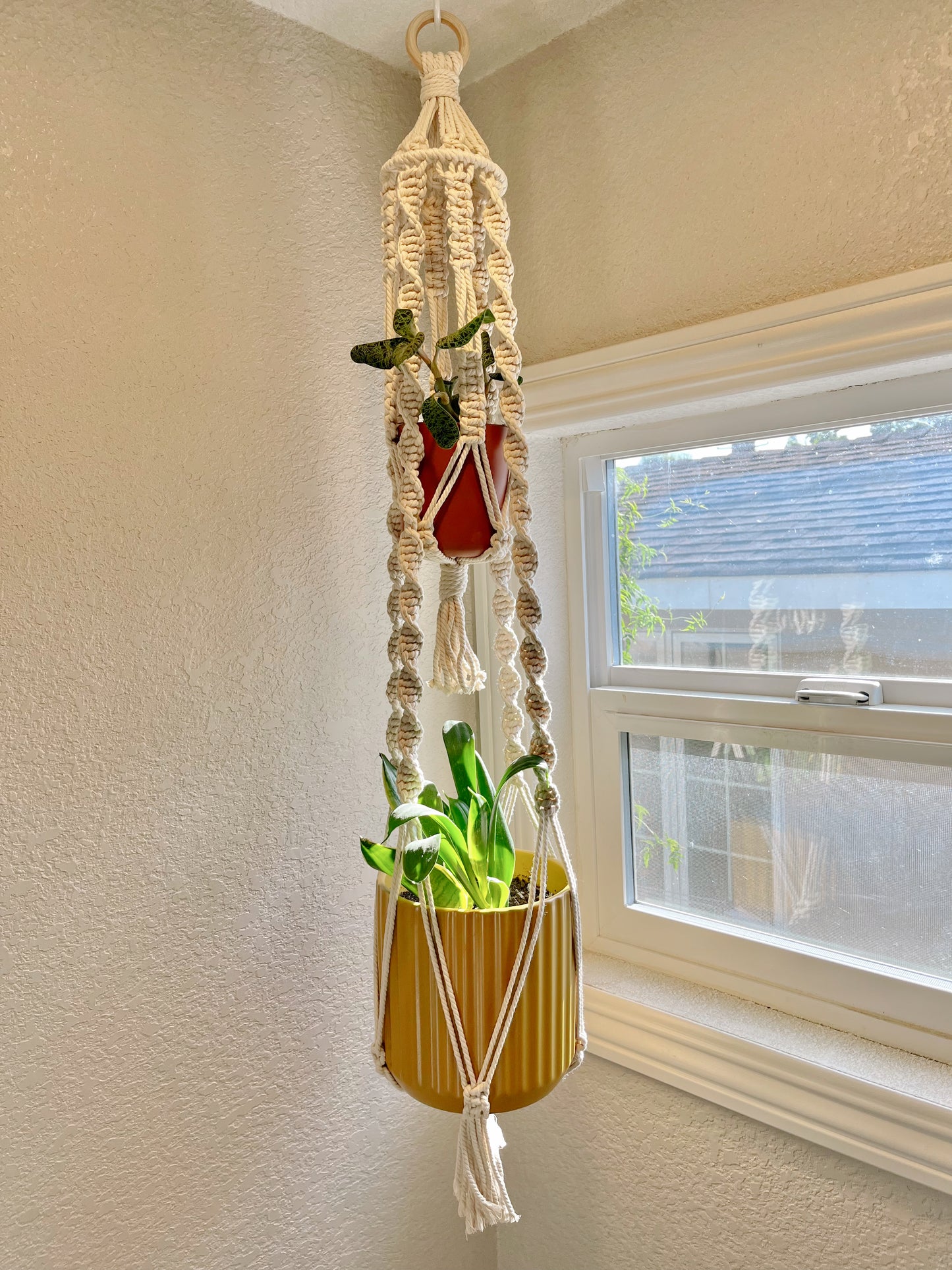 “Persephone” 2 Tier Plant Hanger