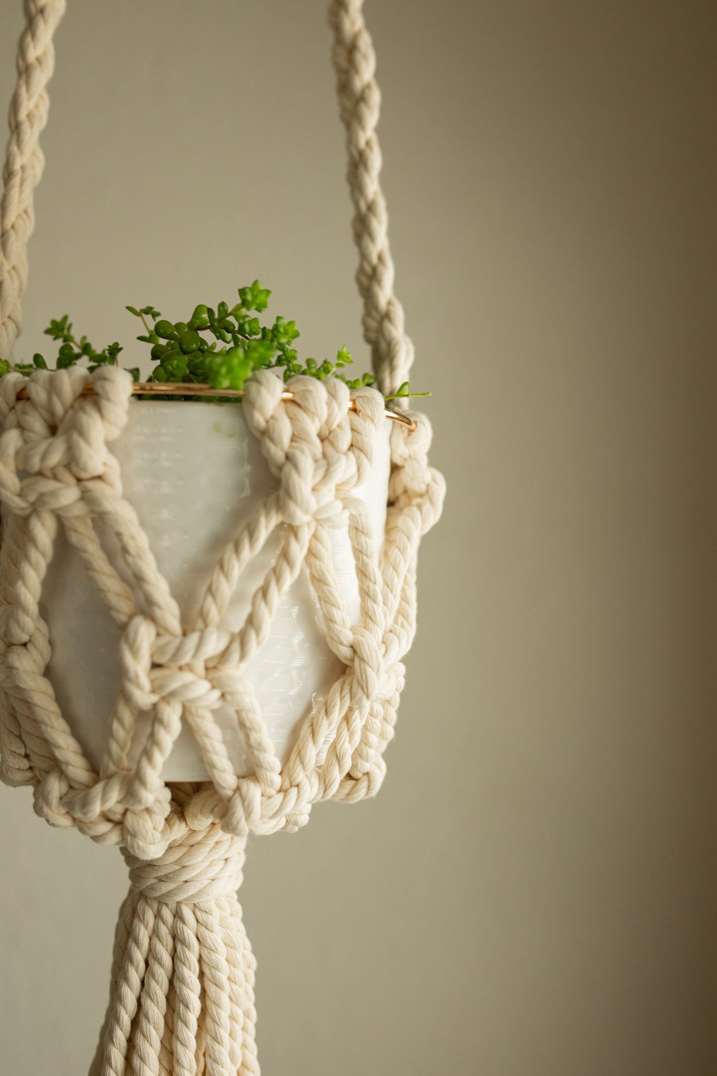 “Leander” Macramé Plant Hanger