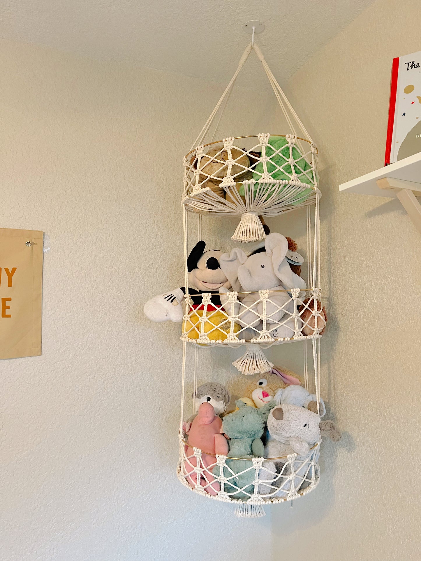 3 Tier Hanging Toy Basket