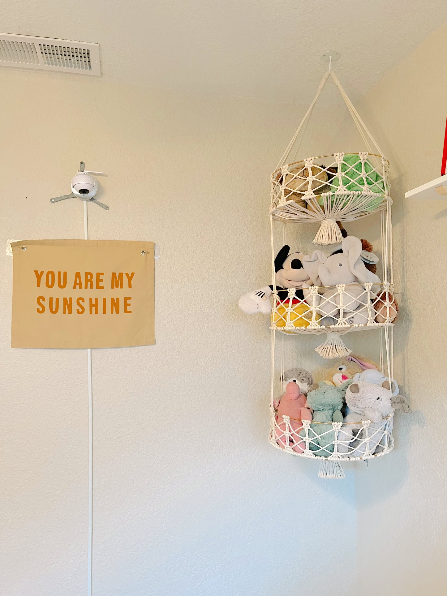 3 Tier Hanging Toy Basket