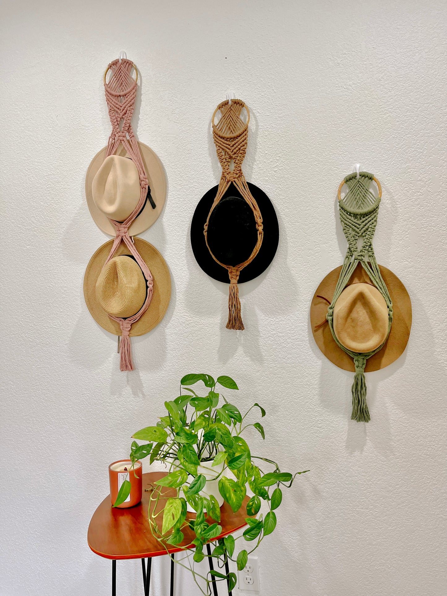 Macramé Hat Hanger